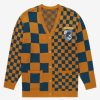 Clothing * | New Harry Potter Ravenclaw Checkered Women'S Cardigan Boxlunch Exclusive