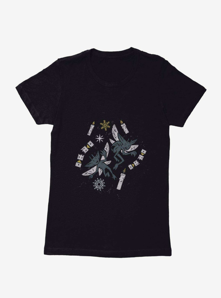 Clothing * | Online Sale Harry Potter Center Snow Flake Womens T-Shirt