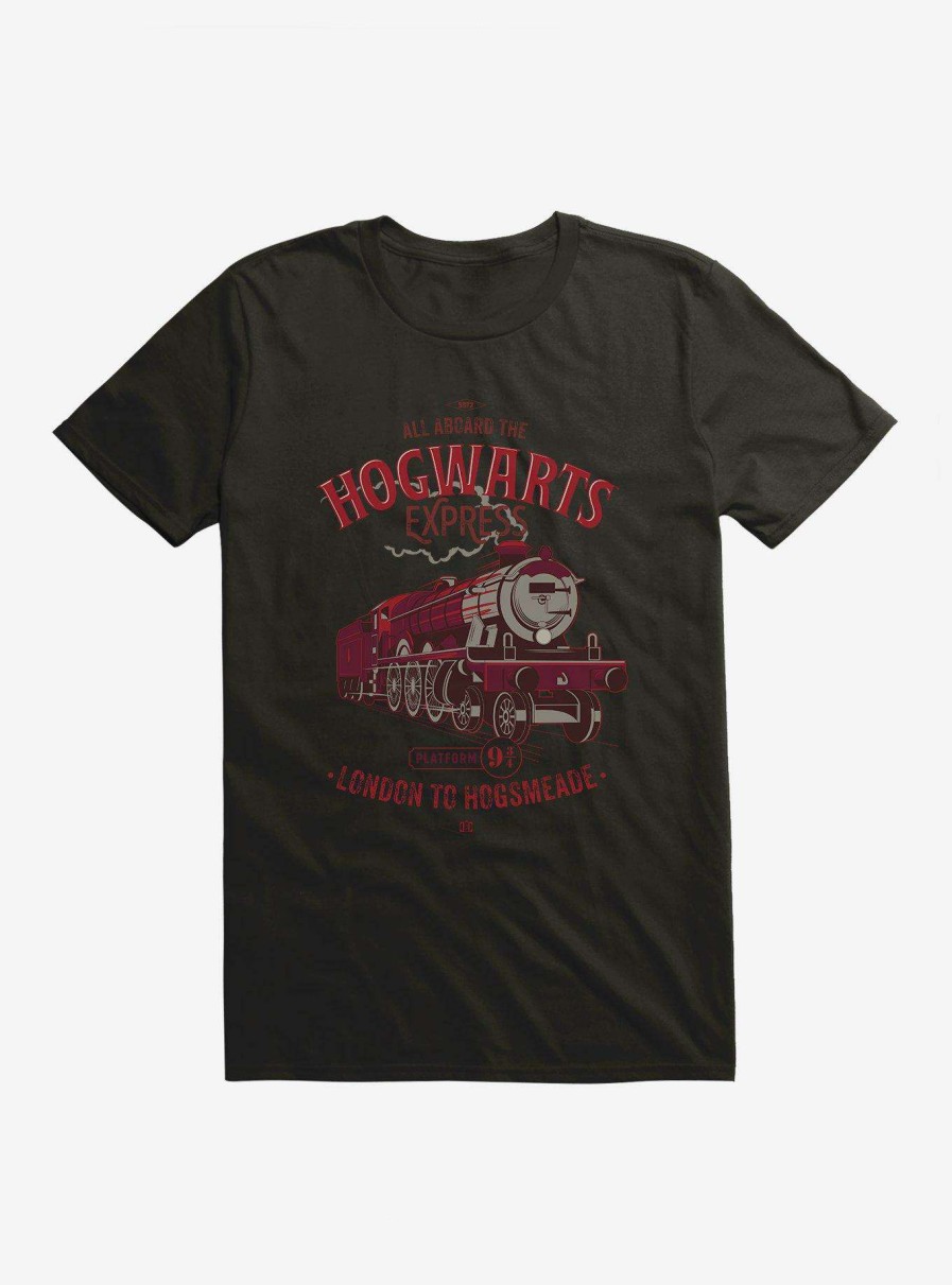 Clothing * | Shoping Harry Potter Hogwarts Express Red Icon T-Shirt