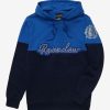 Clothing * | Shoping Harry Potter Ravenclaw Crest Panel Hoodie Boxlunch Exclusive