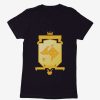 Clothing * | Harry Potter Hufflepuff Gold Pixel Shield Logo Womens T-Shirt Best Sellers