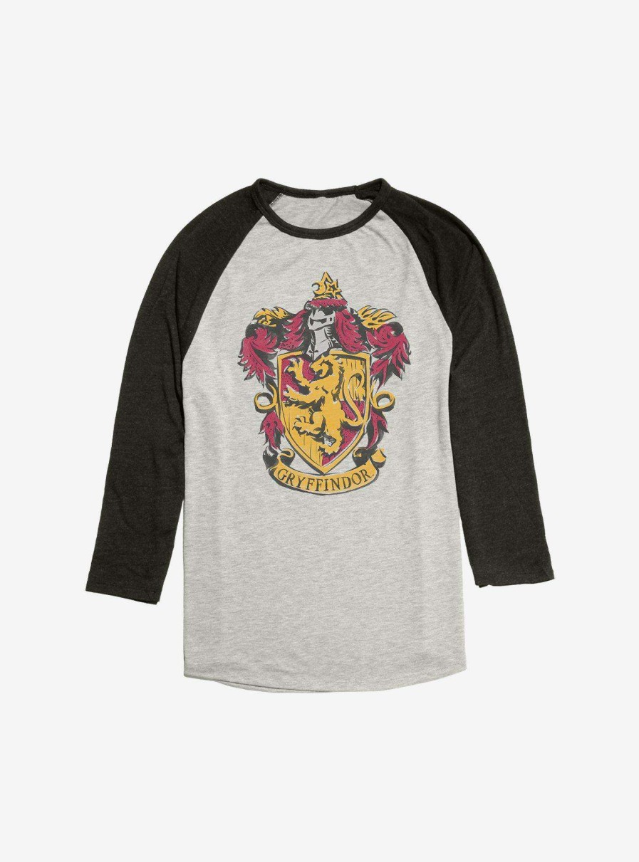 Clothing * | Harry Potter Gryffindor School Uniform Emblem Raglan Discount Sale