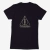 Clothing * | Harry Potter The Deathly Hallows Symbol Womens T-Shirt New