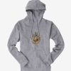 Clothing * | Harry Potter Hogwarts Emblem Glitter Hoodie Bestsellers