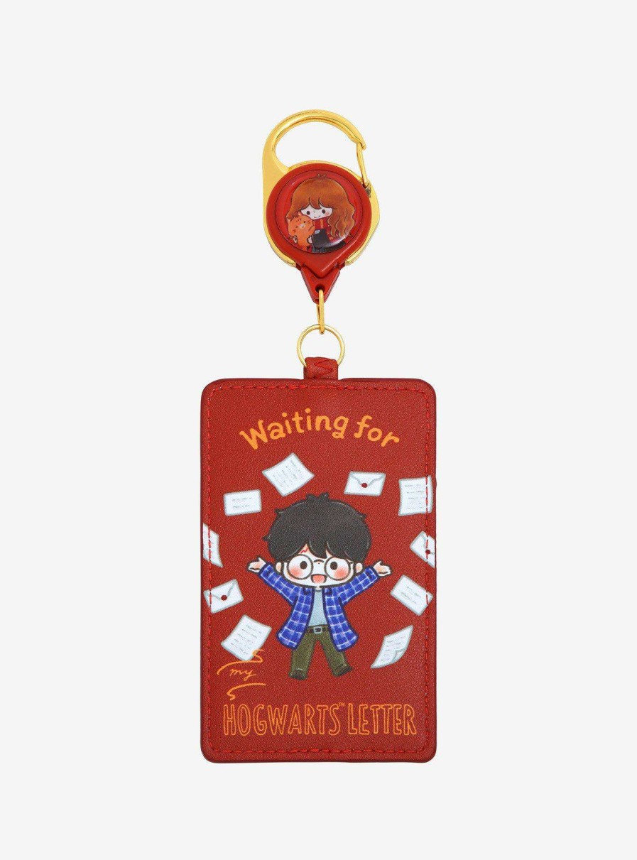 Accessories * | Limit Offer Loungefly Harry Potter Waiting For My Hogwarts Letter Retractable Lanyard Boxlunch Exclusive