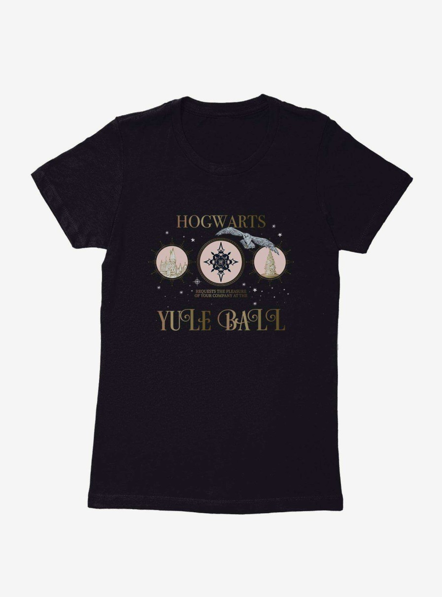 Clothing * | Harry Potter Hogwarts Yule Ball Invitation Womens T-Shirt New