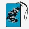 Bags * | Harry Potter Ravenclaw Raven Traits Canvas Clutch Wallet Exclusive Design