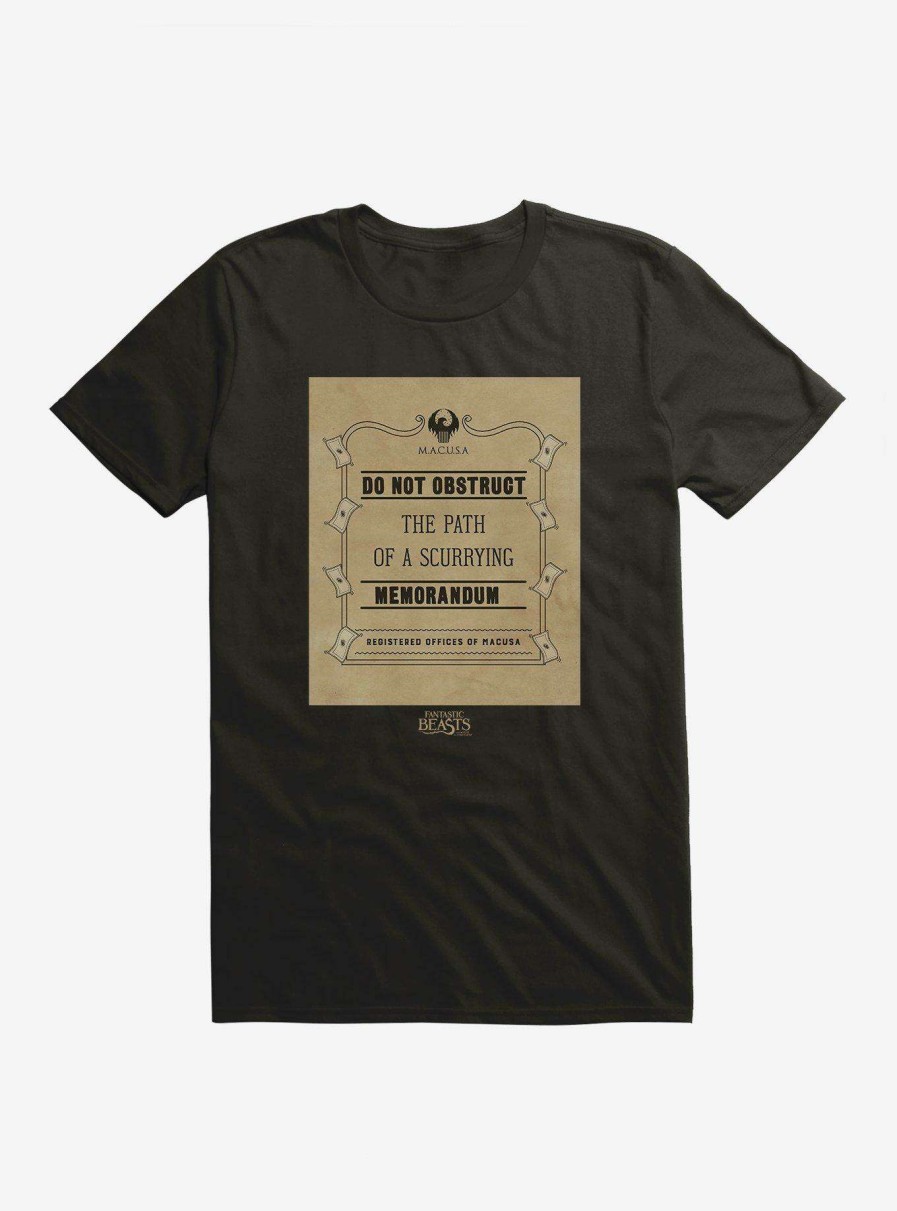 Clothing * | Fantastic Beasts Do Not Obstruct T-Shirt Opening Sales