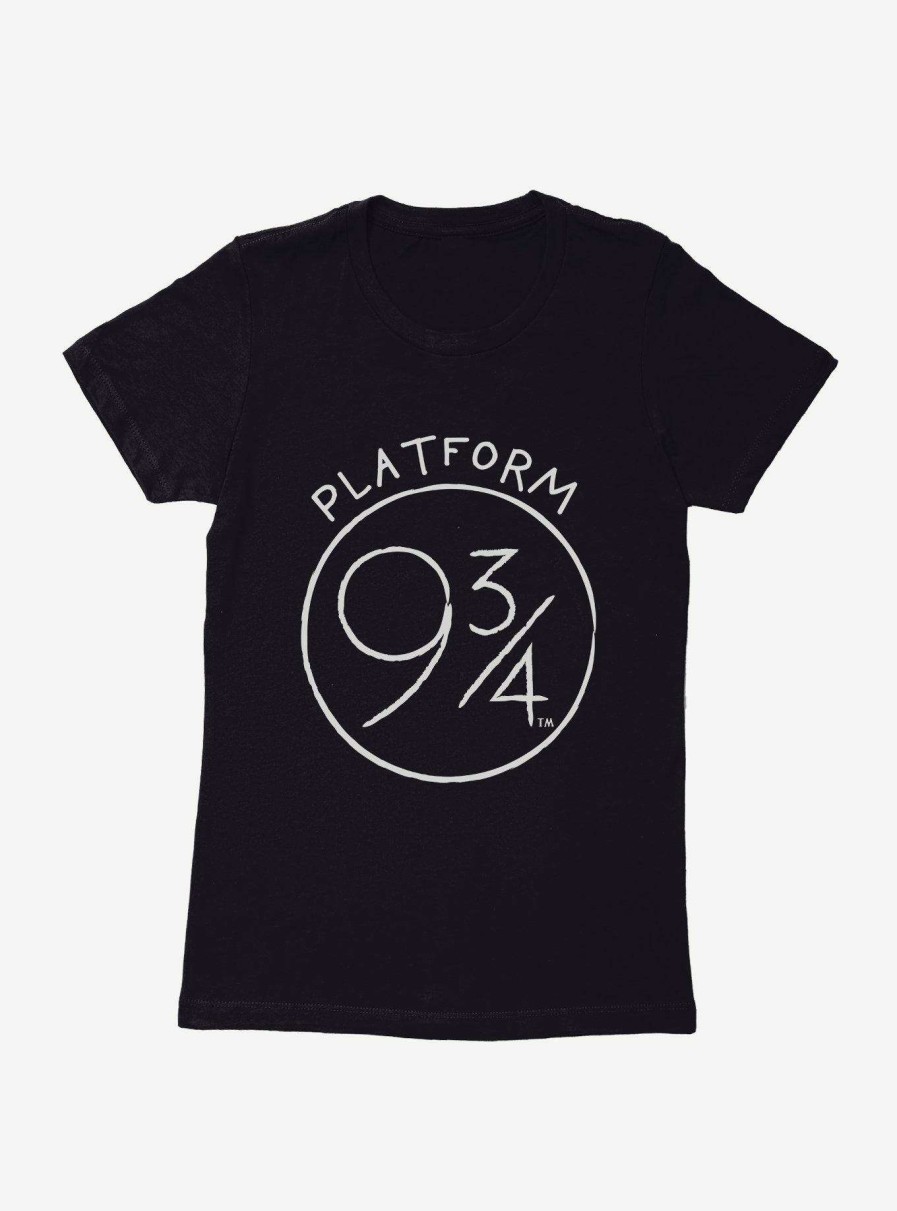 Clothing * | Online Sale Harry Potter Platform 9 3/4 Sketch Womens T-Shirt