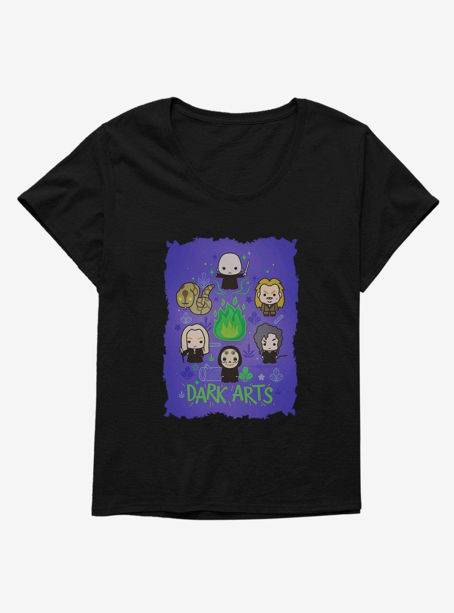 Clothing * | New Harry Potter Dark Arts Cartoons Womens T-Shirt Plus Size